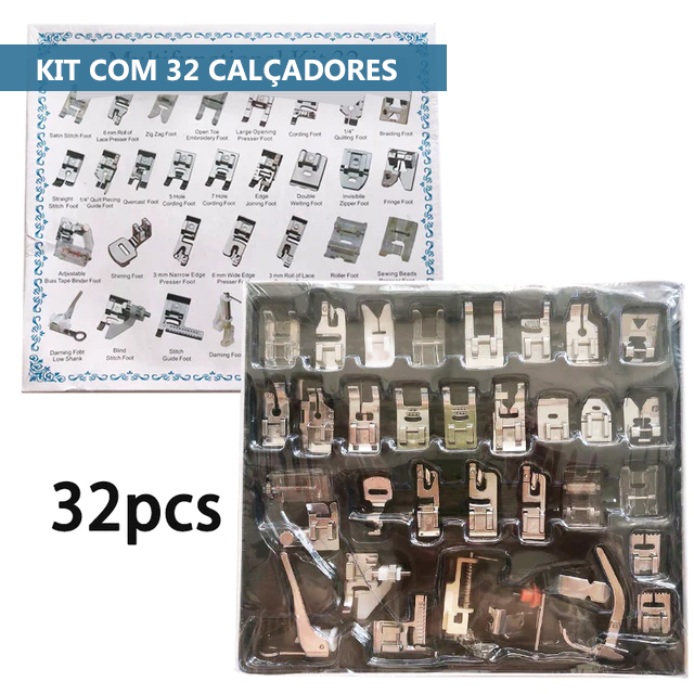 Todos Calçadores de Costura (SERVE EM QUALQUER MÁQUINA INDUSTRIAL E DOMÉSTICA)