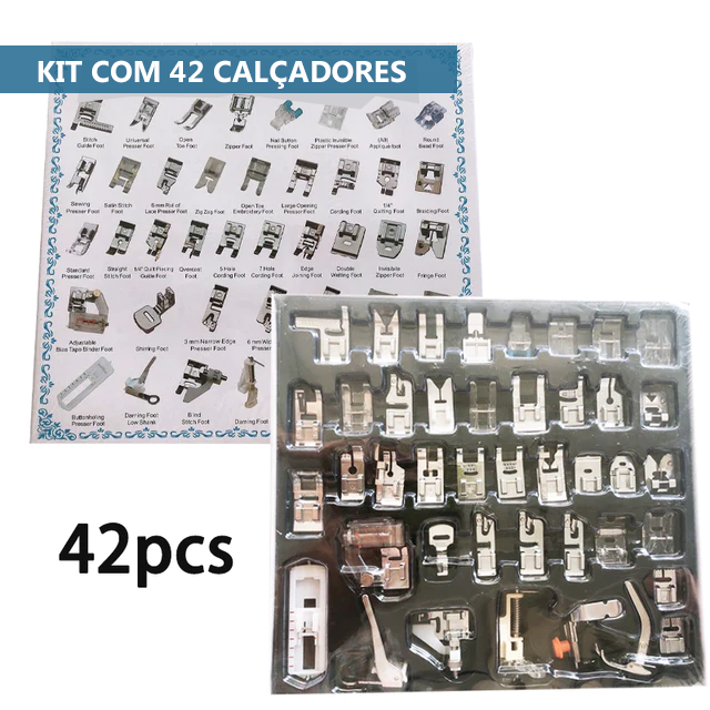 Todos Calçadores de Costura (SERVE EM QUALQUER MÁQUINA INDUSTRIAL E DOMÉSTICA)